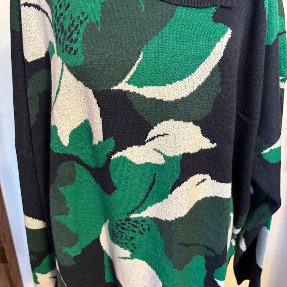 NWT LIZ CLAIBORNE Women's Long Sleeve Floral Pullover Sweater - 3X - Picture 6 of 15
